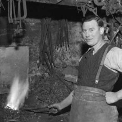 Baxterley Blacksmith 1950s